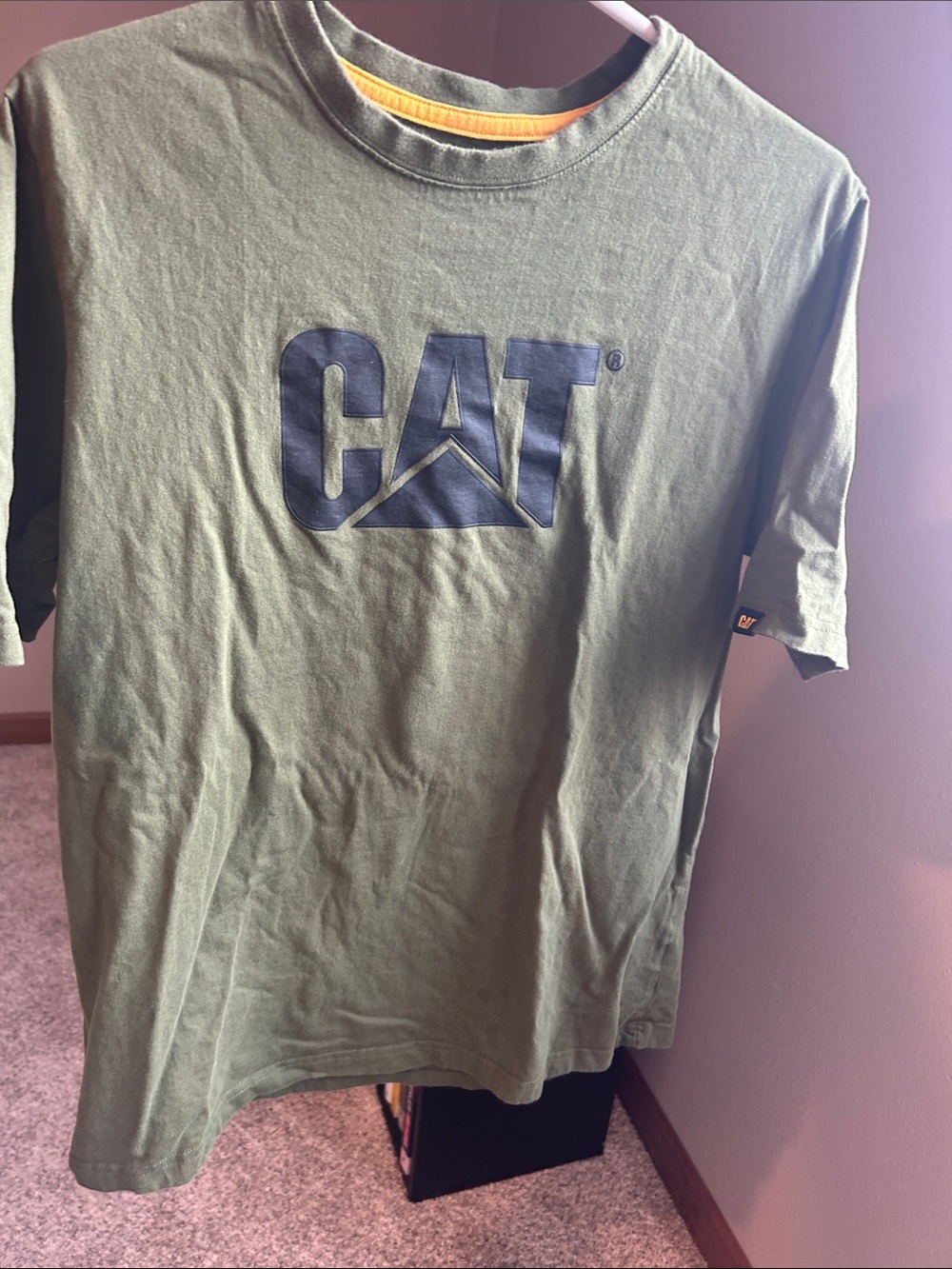 CAT Green Logo T-Shirt